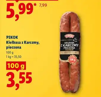 Lidl Kiełbasa z Karczmy pieczona Pikok oferta