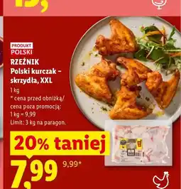 Lidl Polski kurczak skrzydła XXL Rzeźnik oferta