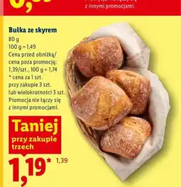 Lidl Bułka ze skyrem oferta