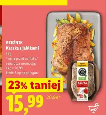 Lidl Kaczka z jabłkami Rzeźnik oferta