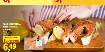 Lidl Łosoś atlantycki dzwonko Targ Rybny Lidla oferta