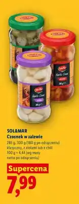 Lidl Czosnek w zalewie klasyczny Sol&Mar oferta