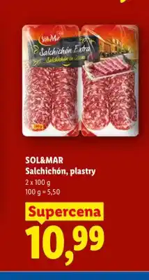 Lidl Salchichón plastry Sol & Mar 2-pak oferta