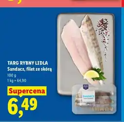 Lidl Sandacz filet ze skórą Targ Rybny Lidla oferta