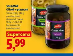Lidl Oliwki zielone w plastrach Sol & Mar oferta