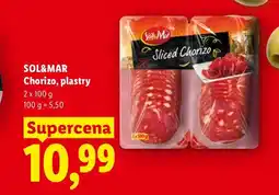 Lidl Kiełbasa Chorizo w plastrach Sol&Mar 2-pak oferta