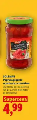Lidl Papryka piquillo w paskach z czosnkiem Sol&Mar oferta