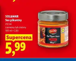 Lidl Sos pikantny czerwony Sol&Mar oferta