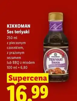 Lidl Sos teriyaki z pieczonym czosnkiem Kikkoman oferta