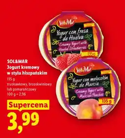 Lidl Jogurt kremowy w stylu hiszpańskim truskawkowy Sol&Mar oferta