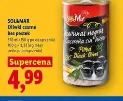 Lidl Oliwki czarne bez pestek Sol & Mar oferta