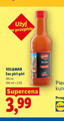 Lidl Sos piri-piri Sol&Mar oferta