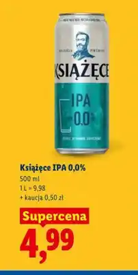 Lidl Piwo bezalkoholowe Książęce IPA oferta