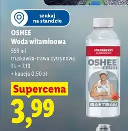 Lidl Woda witaminowa OSHEE truskawka-trawa cytrynowa oferta