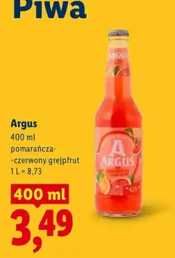 Lidl Piwo smakowe Argus pomarańcza-czerwony grejpfrut oferta