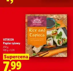 Lidl Papier ryżowy Vitasia oferta