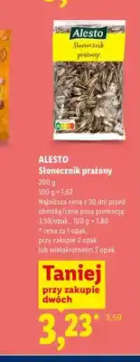 Lidl Słonecznik prażony Alesto oferta