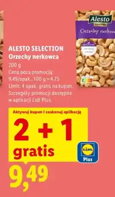 Lidl Orzechy nerkowca Alesto Selection oferta