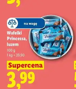 Lidl Wafelki Princessa luzem oferta