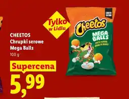Lidl Chrupki serowe Cheetos Mega Balls oferta