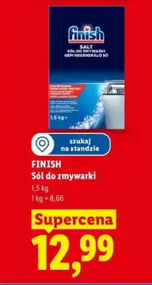 Lidl Sól do zmywarki Finish oferta
