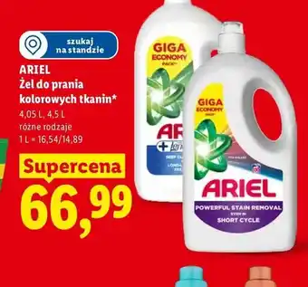 Lidl Żel do prania Ariel oferta