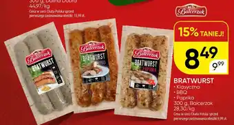 Kiełbaski Bratwurst Klasyczna Balcerzak