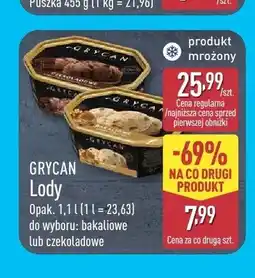ALDI Lody czekoladowe Grycan oferta