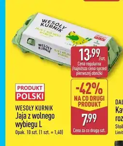 ALDI Jaja z wolnego wybiegu L Wesoły Kurnik oferta