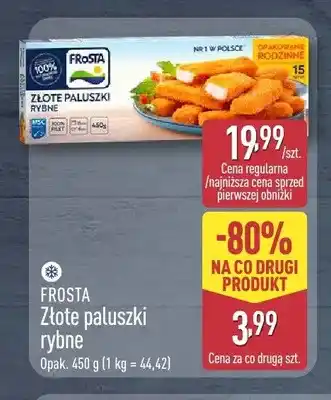 ALDI Złote paluszki rybne Frosta oferta
