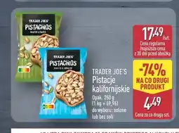 ALDI Pistacje kalifornijskie solone Trader Joe's oferta