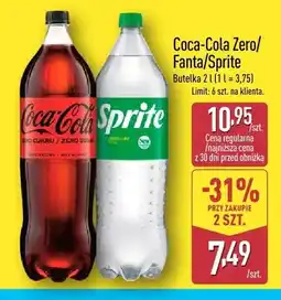 ALDI Napój gazowany Coca-Cola Zero oferta