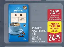 ALDI Kawa mielona Mild Barissimo oferta