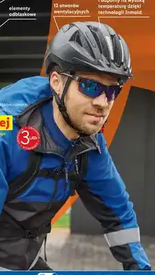 Lidl Kask rowerowy męski z tylną lampką CRIVIT oferta