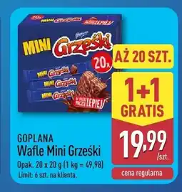 ALDI Wafle Mini Grześki Goplana oferta