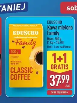 ALDI Kawa mielona Family Eduscho oferta