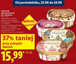 Lidl CARTE D'OR Lody Soft & Crunchy lub z nadzieniem oferta