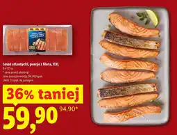 Lidl Łosoś atlantycki, porcje z fileta, XXL oferta
