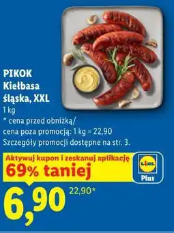 Lidl Pikok Kiełbasa śląska, XXL oferta