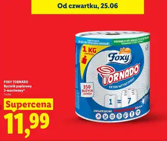 Lidl Foxy Tornado Ręcznik papierowy 3-warstwowy oferta