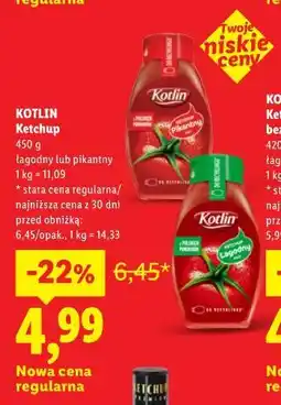 Lidl KOTLIN Ketchup oferta