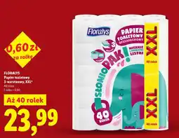 Lidl Floralys Papier toaletowy 3-warstwowy, XXL oferta