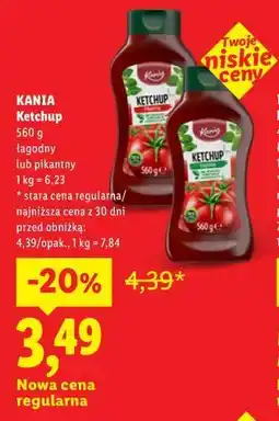Lidl KANIA Ketchup oferta