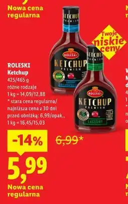 Lidl ROLESKI Ketchup oferta