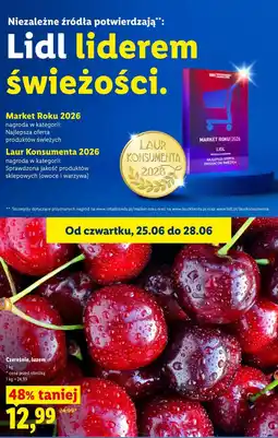Lidl Czereśnie, luzem oferta