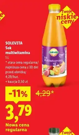 Lidl Solevita Sok multiwitamina oferta