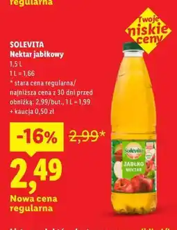 Lidl Solevita Nektar jabłkowy oferta