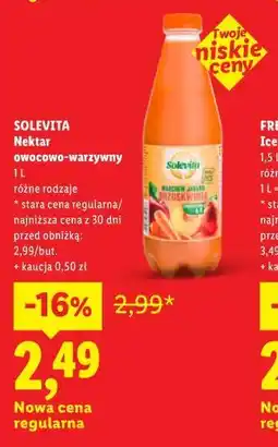 Lidl Solevita Nektar owocowo-warzywny oferta