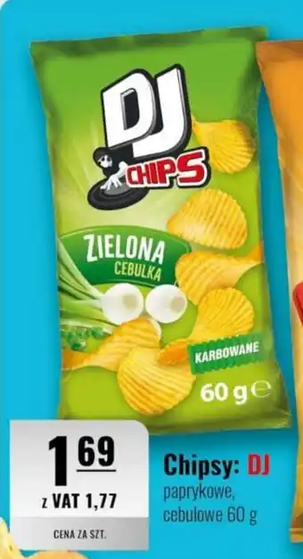 Eurocash Chipsy: DJ paprykowe, cebulowe oferta