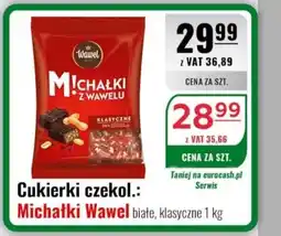 Eurocash Cukierki czekol.: Michałki Wawel białe, klasyczne oferta